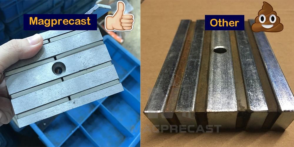 shuttering magnets Core magnet comparison